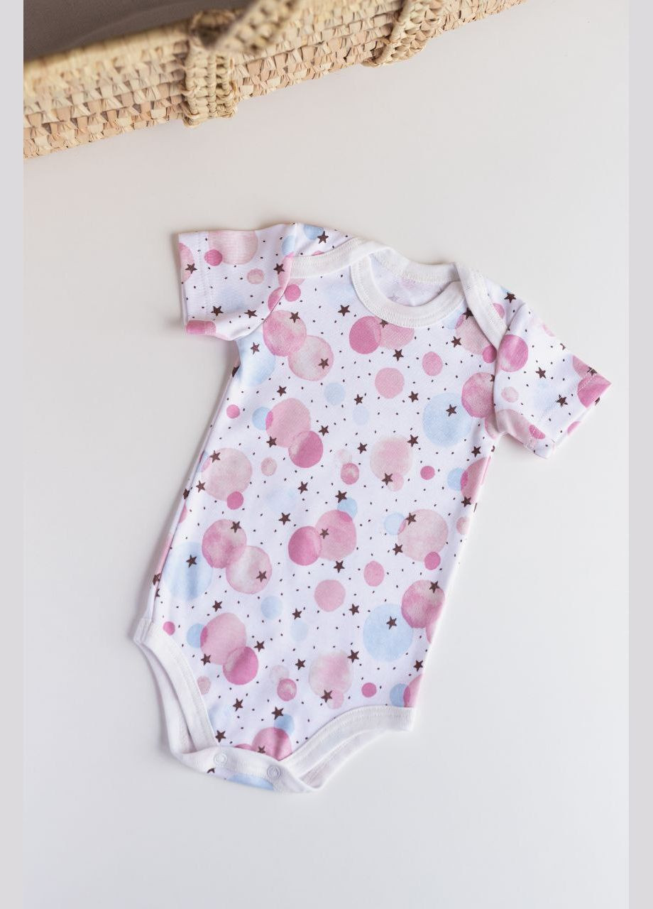 Боді інтерлок короткий рукав принт Кульки Egoza (342338667)