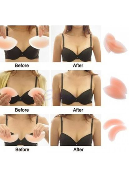 Силиконовые вкладыши в бюстгальтер моделирующие (Push Up) No Brand (337347276)