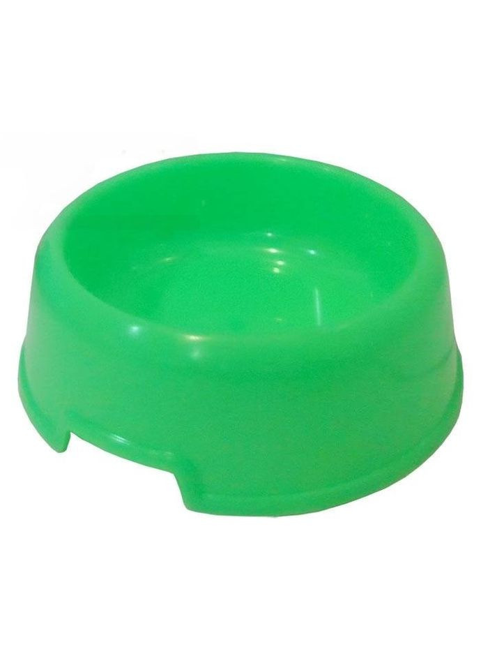 Миска пластиковая круглая цветная 115×135×55 мм удобная кормушка для животных No Brand (368896102)