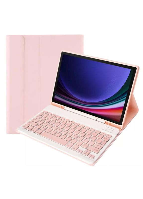Чохол з бездротовою клавіатурою для Samsung Galaxy Tab A9 SM-X115 Pink (712359) BeCover (341487867)