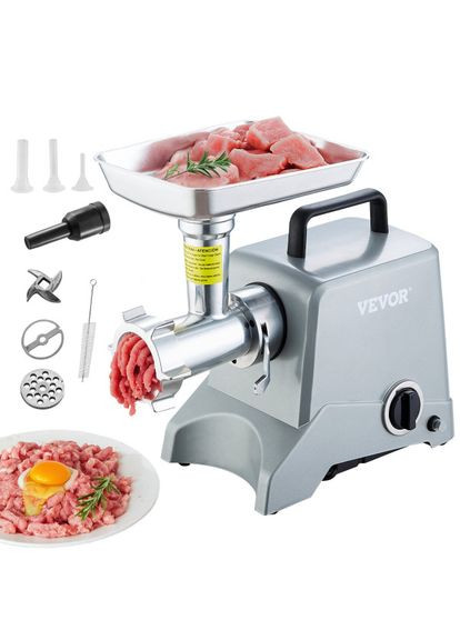 Професійна електрична м'ясорубка 1A-PG612G, 2,27 кг/хв 575 Вт Vevor (351505657)