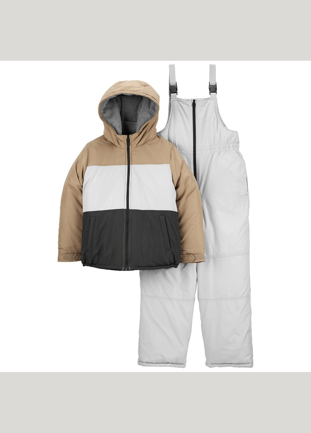 Оливковый (хаки) зимний комплект 2в1 куртка полукомбинезон для мальчика 81-86 см (c2236s85__khaki) Carter's