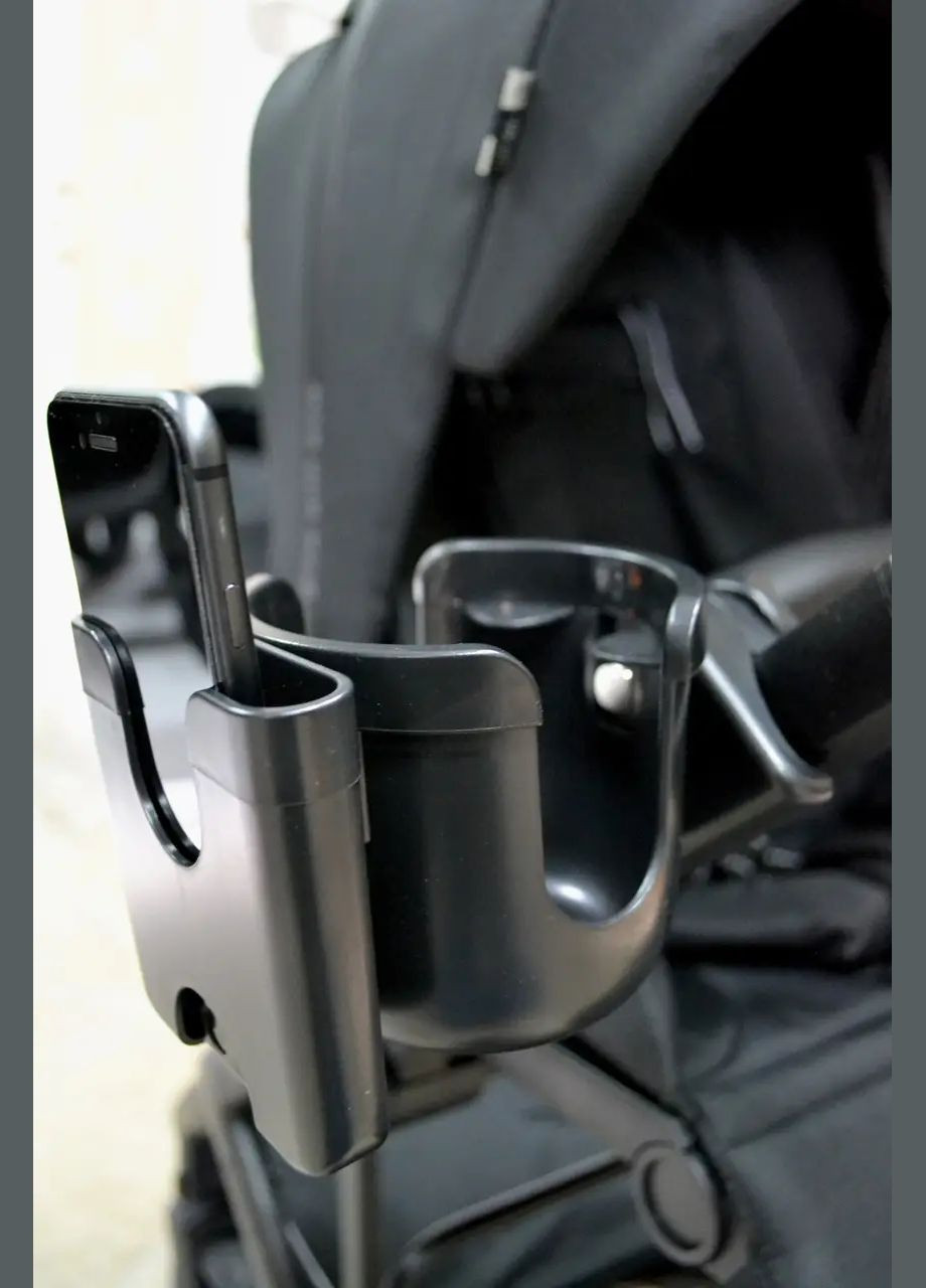 Підстаканник для коляски ME1137 тримач для телефону з поворотним механізмом 2в1 на коляску El Camino (327216050)