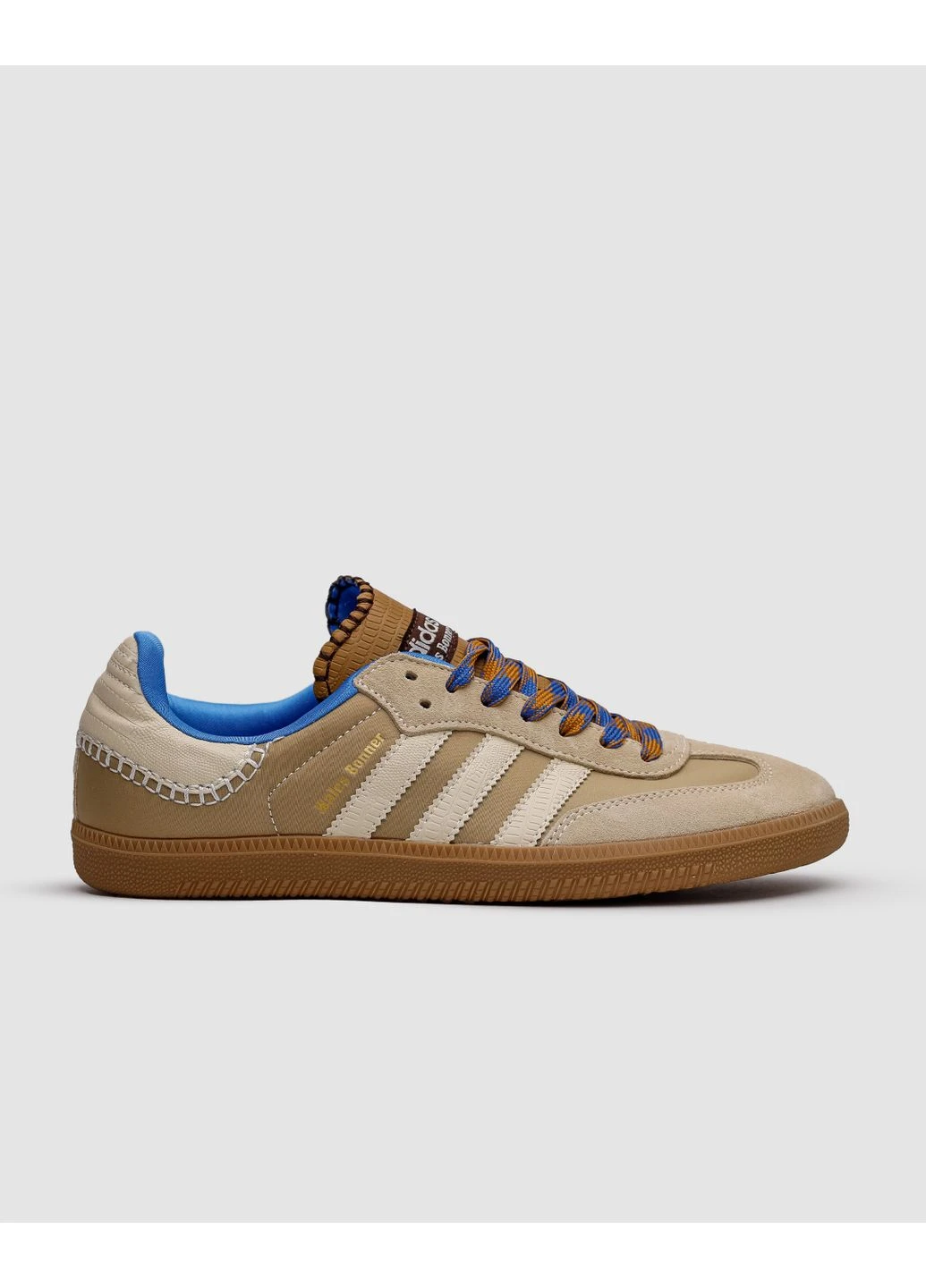 КРОССОВКИ ЖЕНСКИЕ ADIDAS WALES BONNER X SAMBA DESERT WHITE АДИДАС САМБА БЕЛЫЕ No Brand белые демисезоны (391938007)