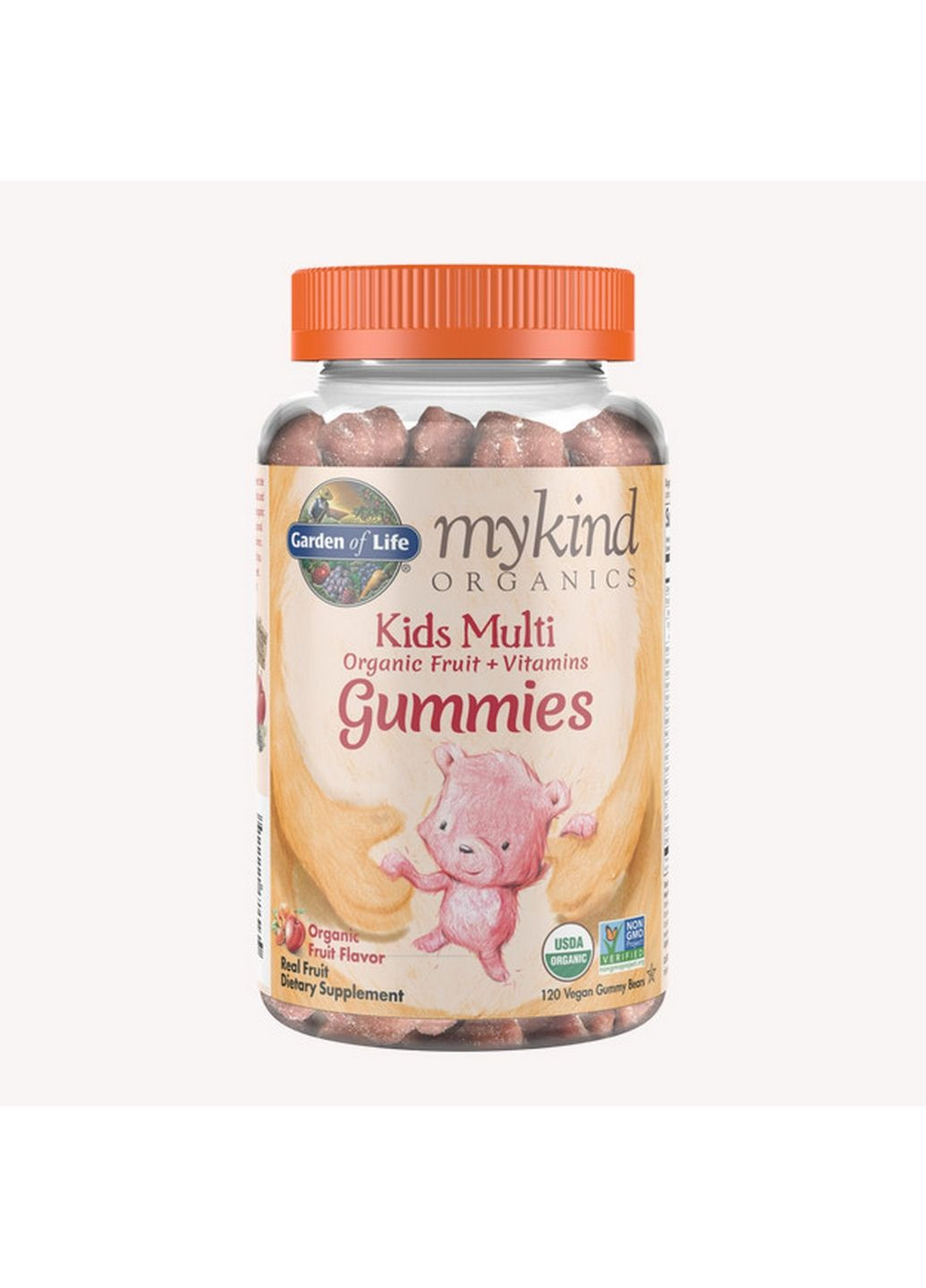 Витамины и минералы MyKind Organics Kids Multi, 120 мармеладок Органические фрукты Garden of Life (293480276)