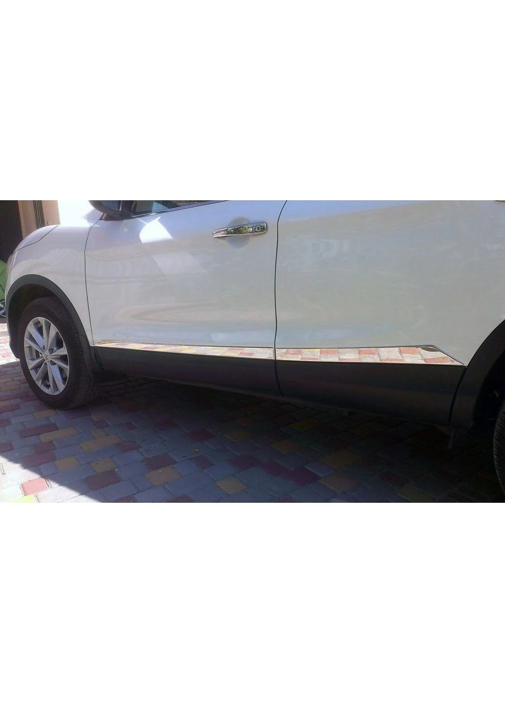 Дверные молдинги OmsaLine (4 шт, нержавейка) для Nissan Qashqai 2014-2021 гг Omsa (389424697)