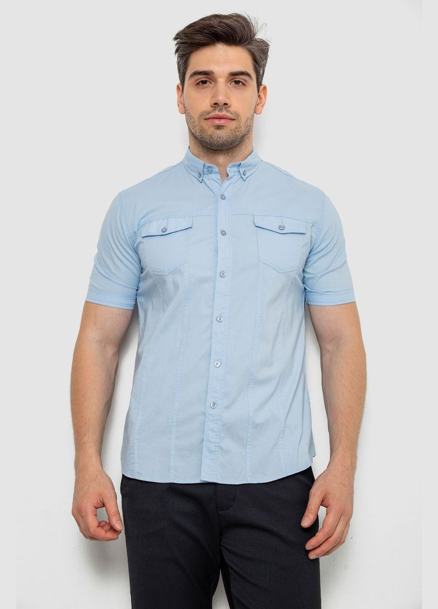 Сорочка чоловіча однотонна, колір білий, 214R6917-2 Ager (336961132)