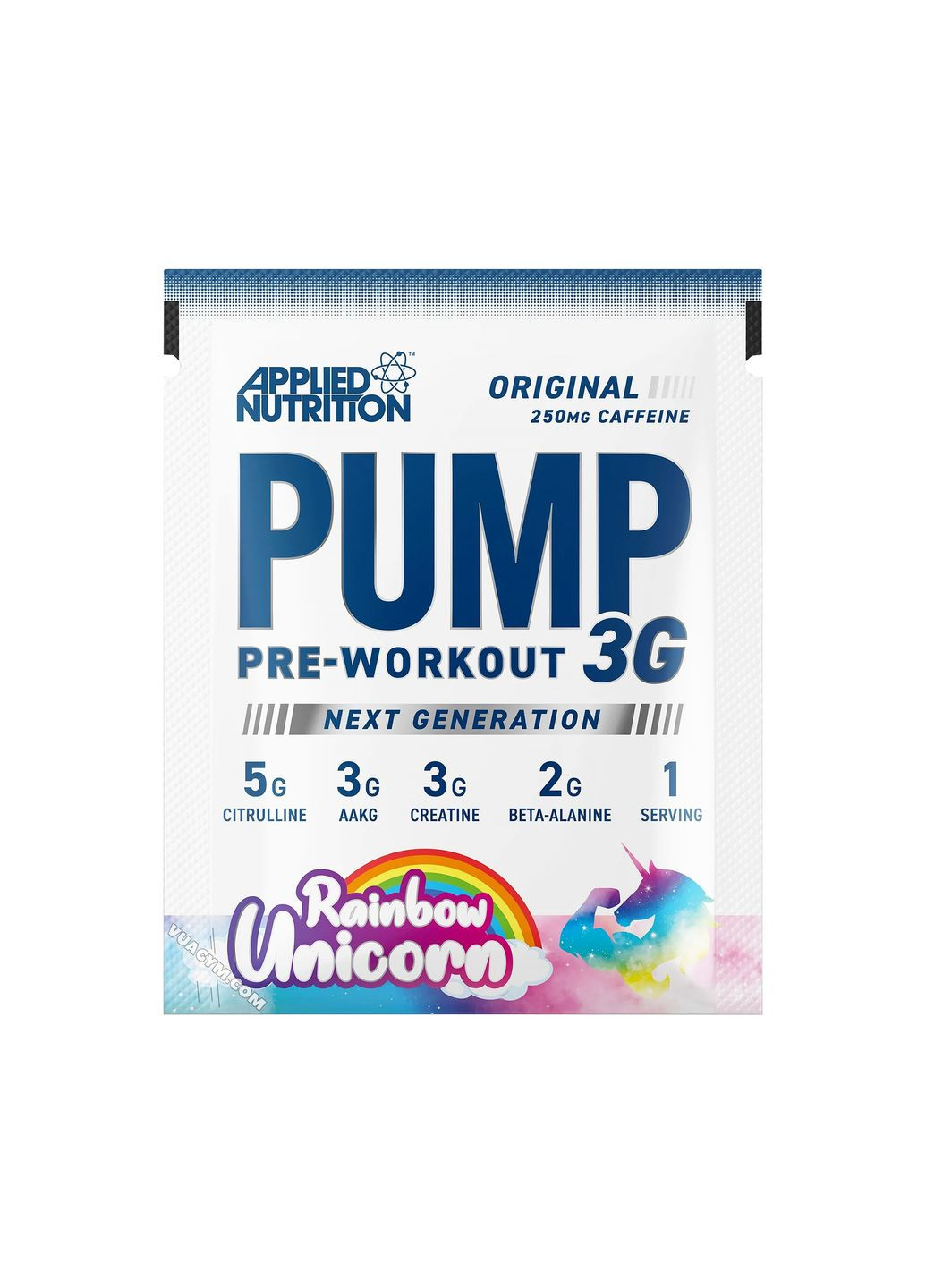 Предтренировочный комплекс Pump 3G 15 g (Unicorn Flavour) Applied Nutrition (285751703)