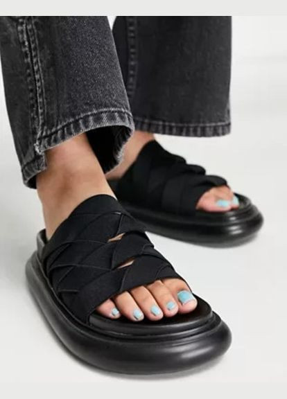 Шльопанці Topshop pio elastic footbed mule (290841843)