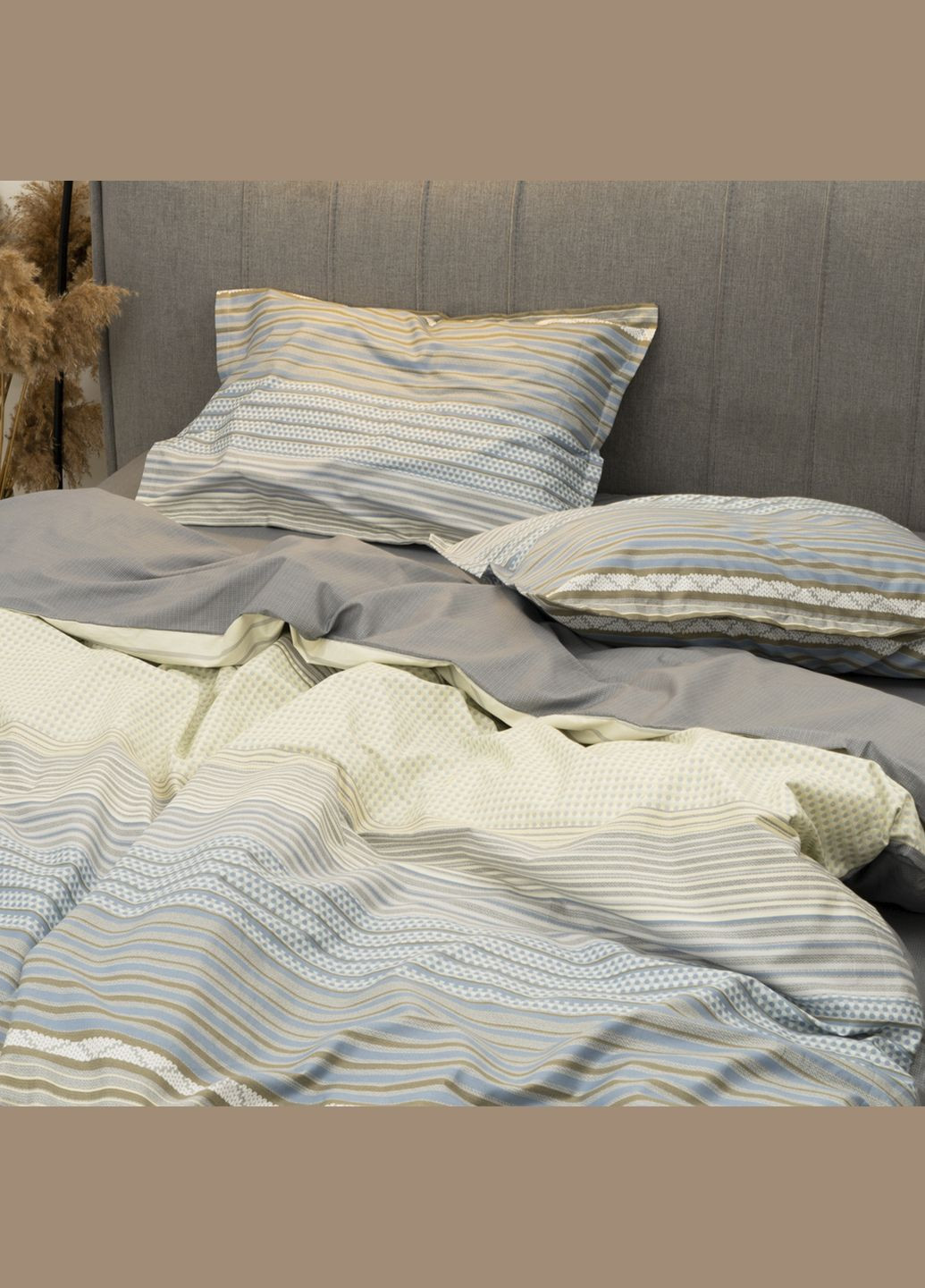 Комплект постільної білизни подвійний сатин Deluxe Tiare 002_DeLuxe_dv (302224832)