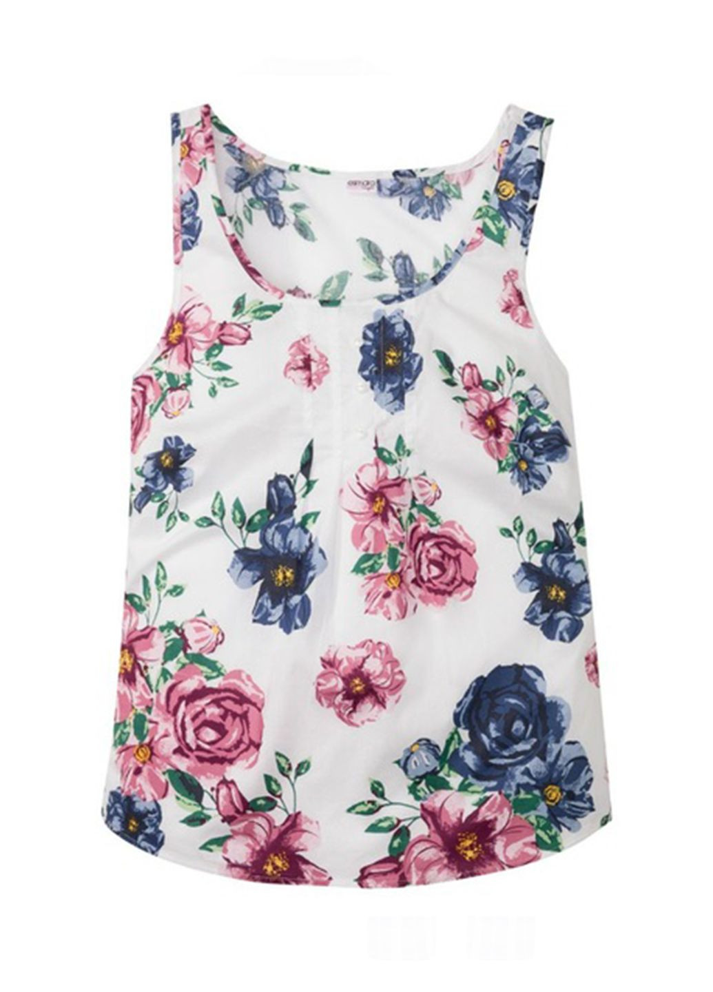 Комбинированная всесезон пижама женская костюм для дома в цветы майка + шорты Esmara