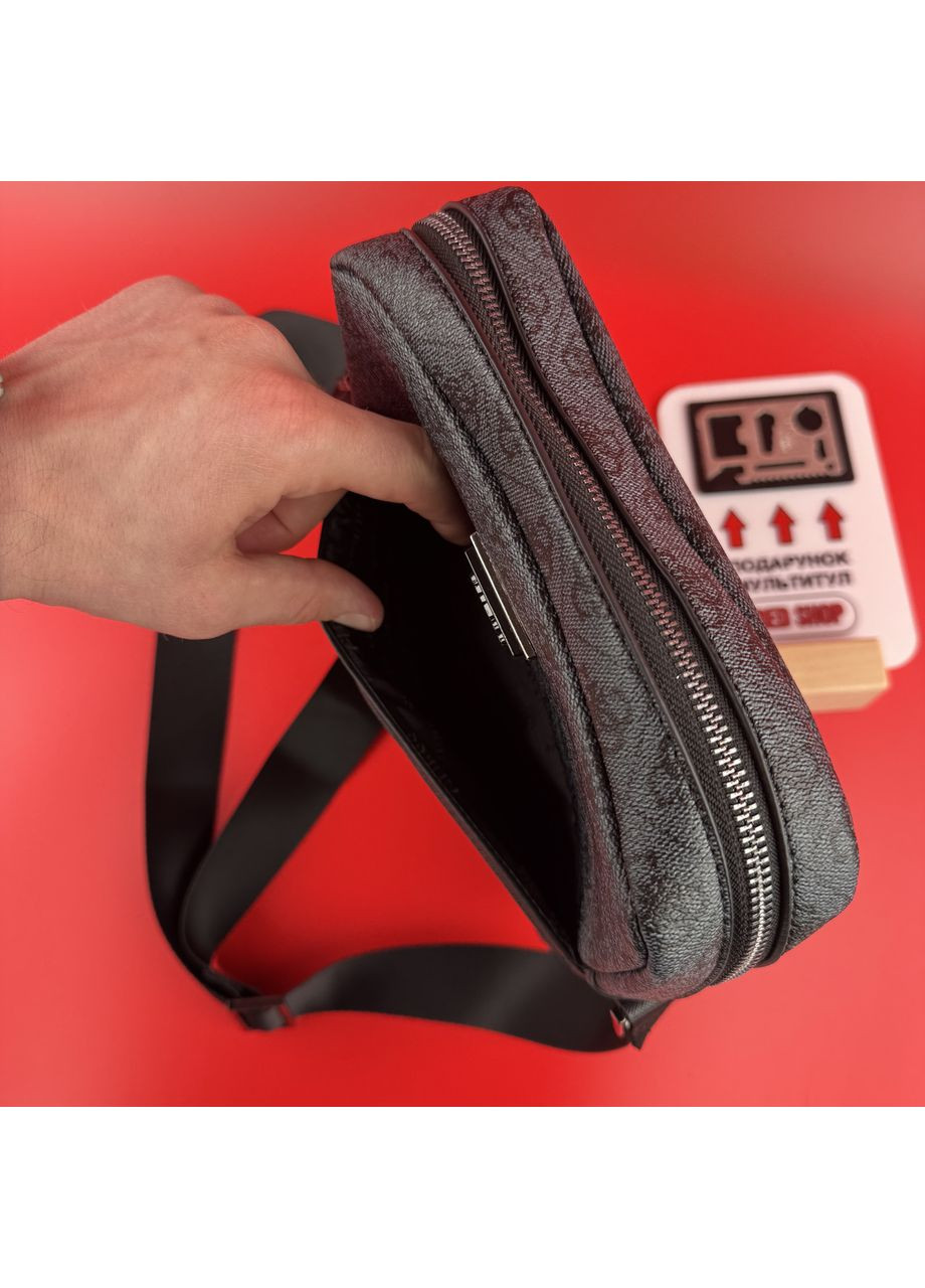 Сумка через плечо Борсетка Гесс мужская Черный No Brand (361668569)