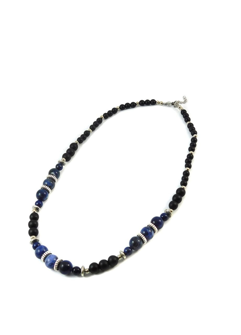 Намисто "Громовержець" Лазурит, Содаліт, Шунгіт імітація Fursa fashion (322313906)