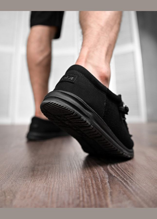 Чорні Літні лофери макасини kasta чорні No Brand