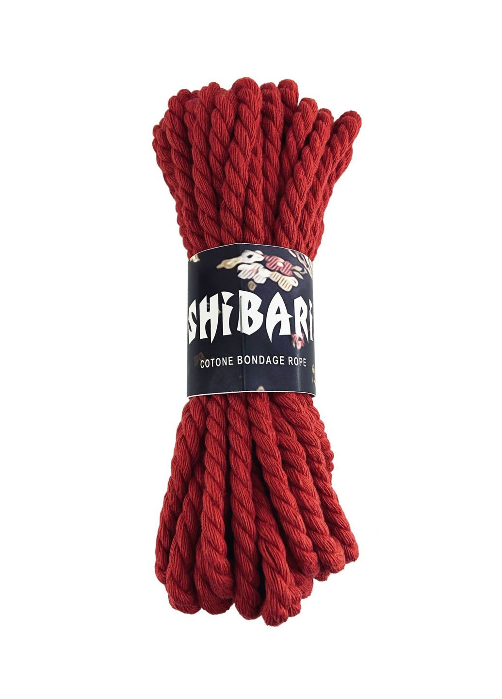 Хлопковая веревка для шибари Shibari Rope, 8 м красная Feral Feelings (291439730)