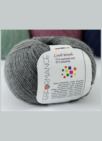 Носочная пряжа Cool Wool Perfomance № 235 Кул Вул Перфоманс PerForMance (365830072)