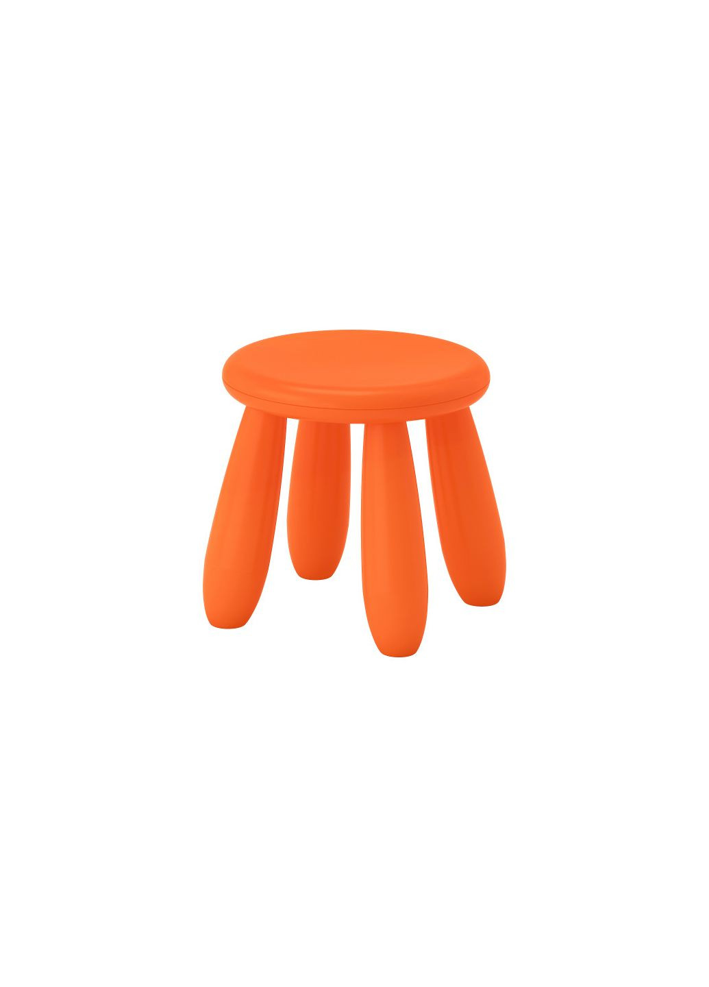 Табурет детский для дома/улицы оранжевый IKEA (272149871)