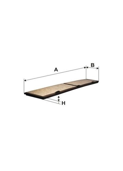 Фільтр салону BMW 1 (E81/82), 3 (E90/91), X1 (E84) вугільний (вир-во WIX-FILTERS) WP9233 WIX Filters (366128687)