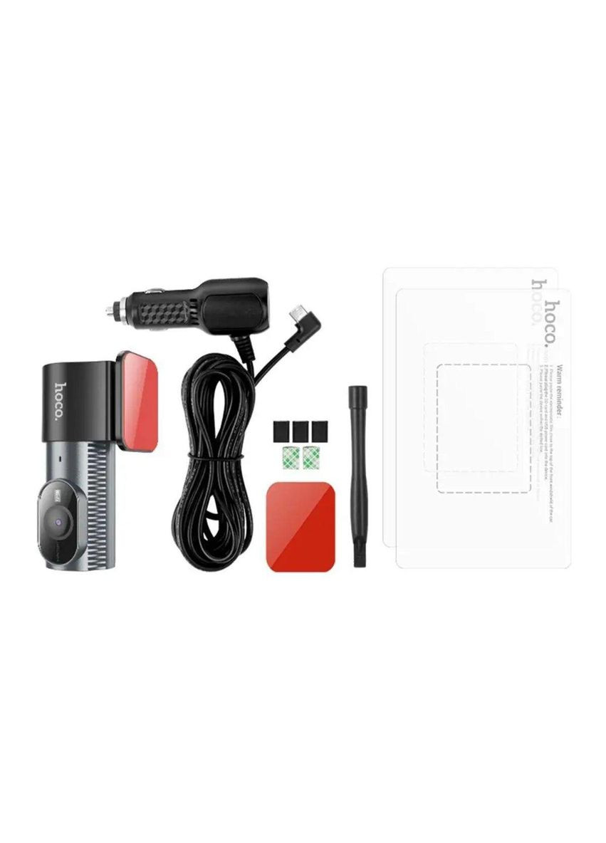 Відеореєстратор DV13 Screenless hidden driving recorder Iron Gray Hoco (361235913)