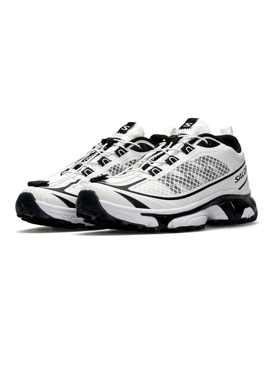 Білі Осінні кросівки чоловічі salomon white black No Brand XT-6 FT