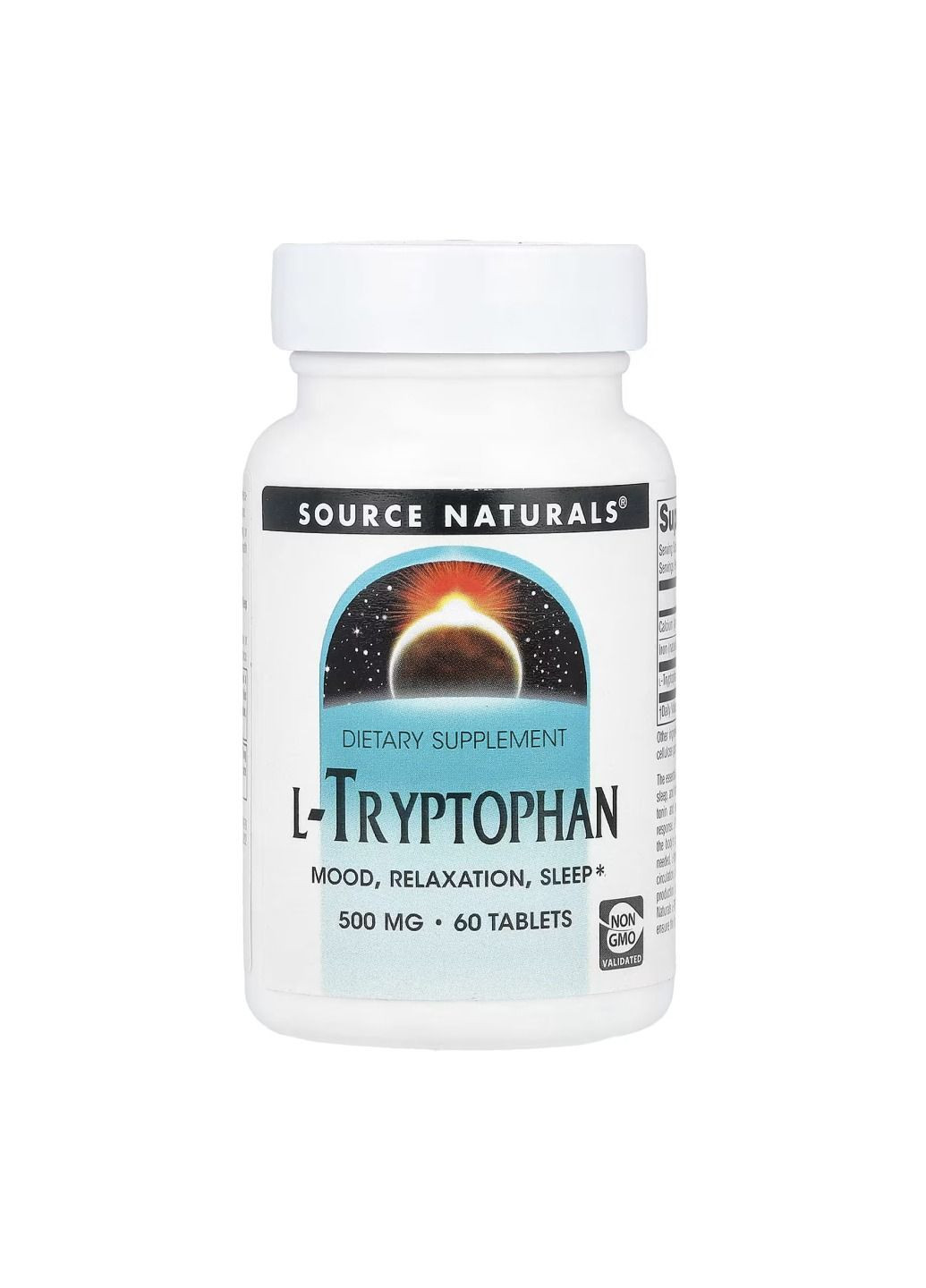 Комплекс амінокислот L-Tryptophan 500mg - 60 tabs Source Naturals (364201507)
