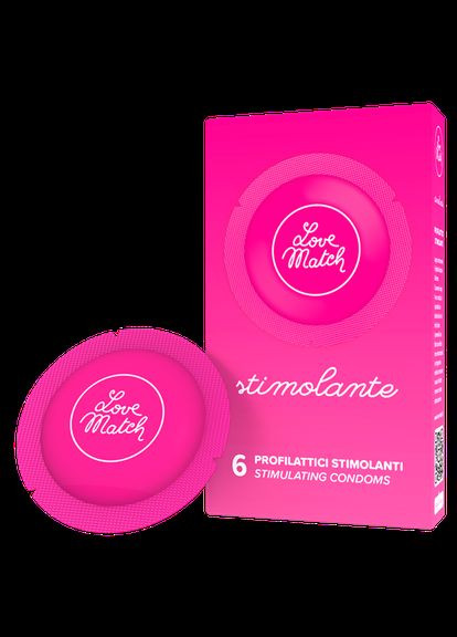 Презервативы - Stimolante (Ribs&Dots), 6 шт. Love Match (340272627)
