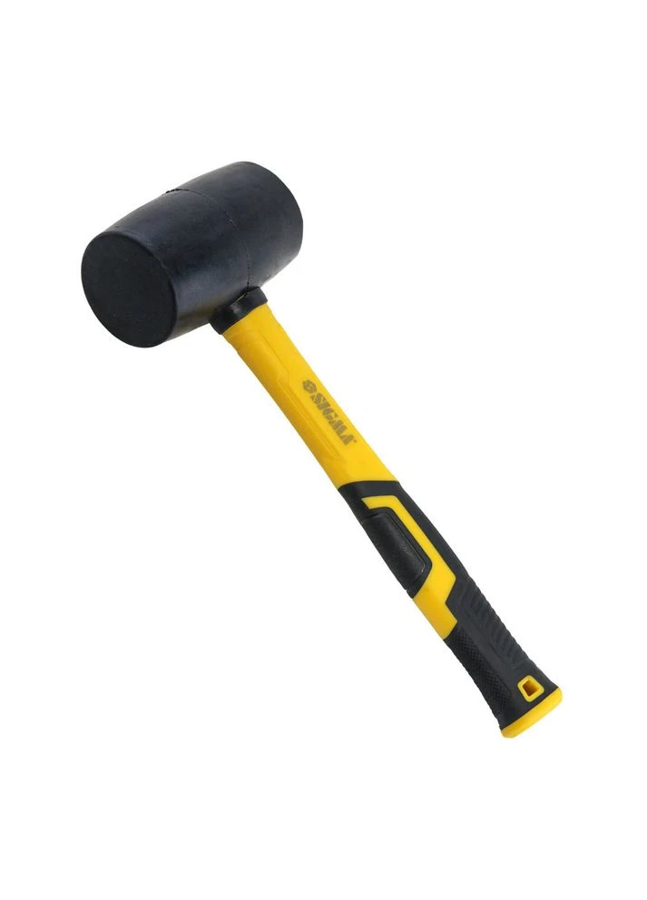 Киянка гумова 450 г фібергласова рукоятка. чорна () Sigma 4317361 (380881535)