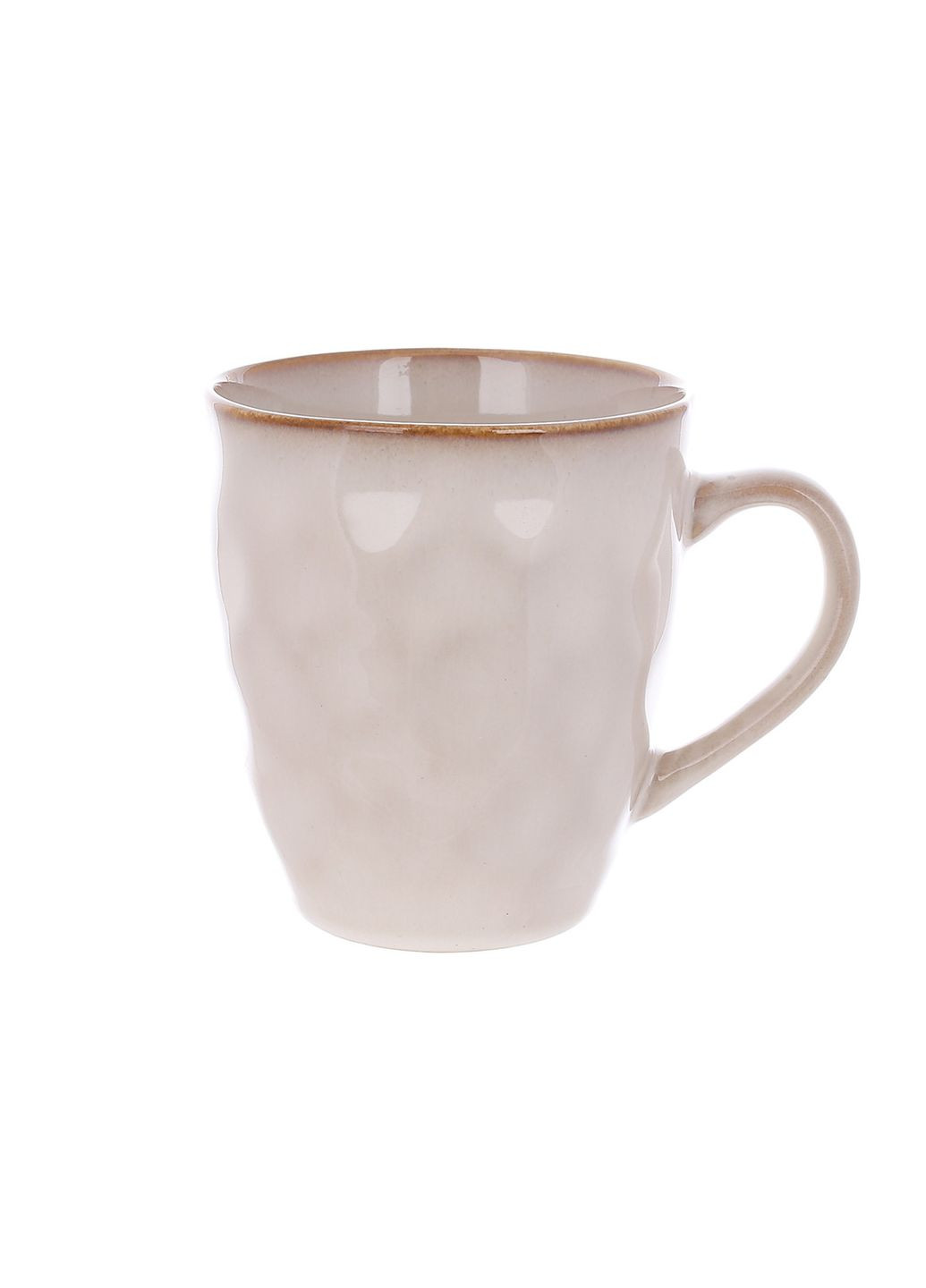 Кухоль керамічний Casual 440 мл бежевий (344-220) BonaDi (337128956)