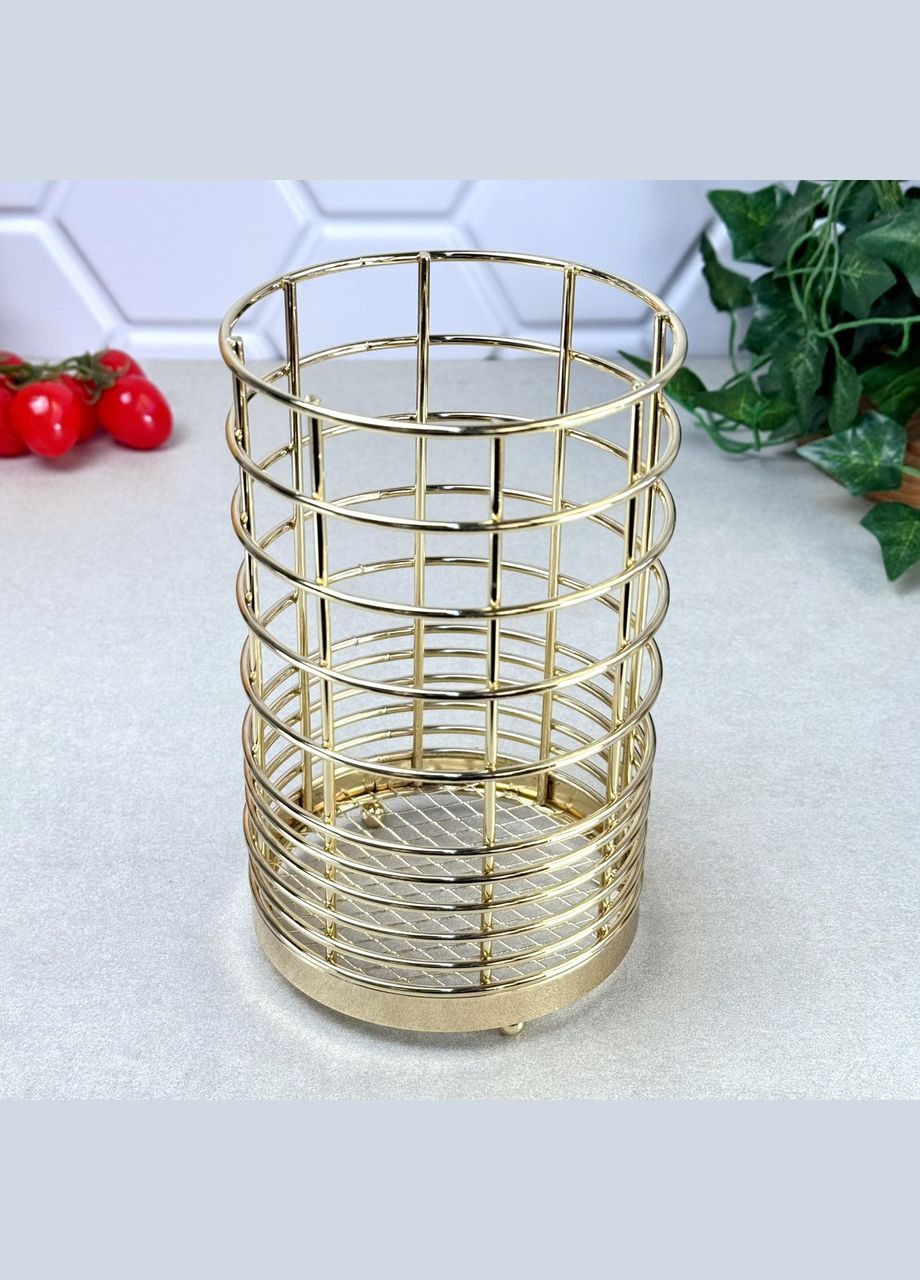 Набор кухонных принадлежностей 12 предметов силикон золото-серый 4169 Kitchen Art (334011017)