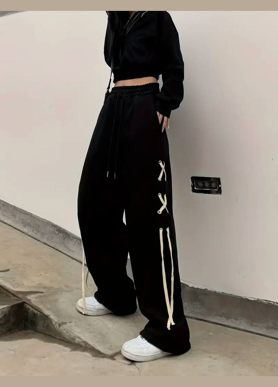 Штани жіночі зі шнурками No Brand (319321240)