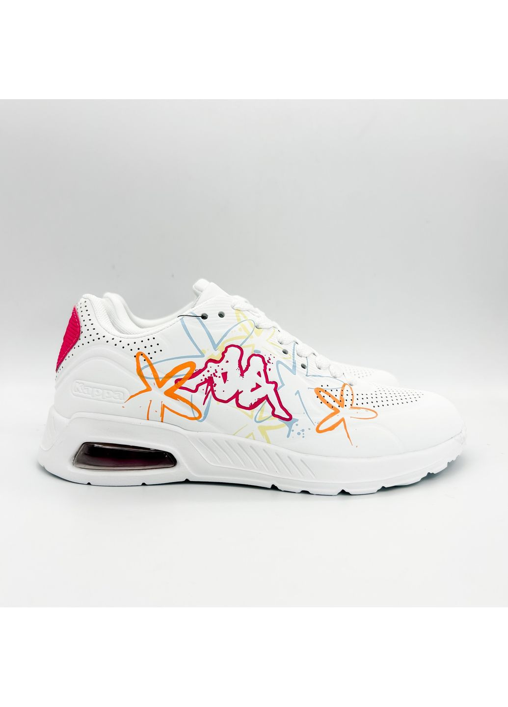 Кроссовки (р) Экокожа 0-1-1-243306FL Kappa белые (364658128)