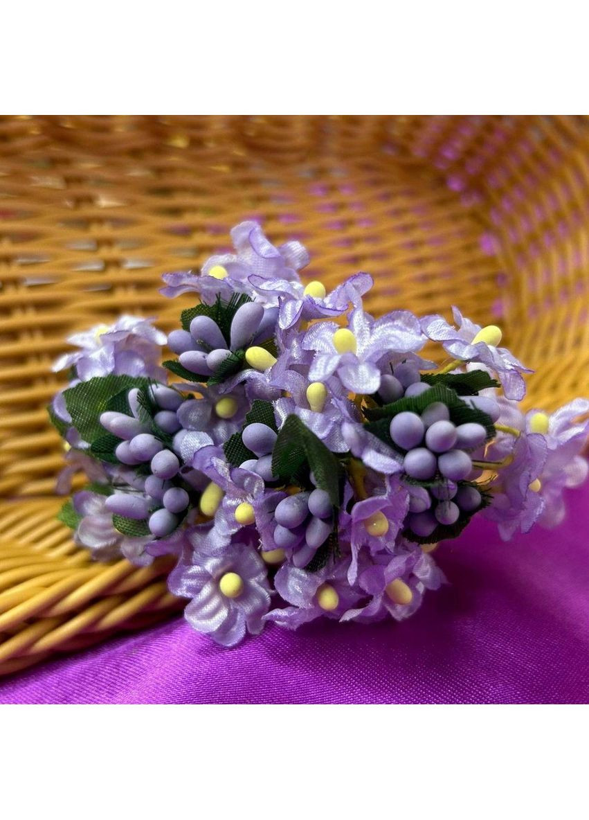 Лютики, букет 12 цветов - сиреневый Plus-plus (354799159)