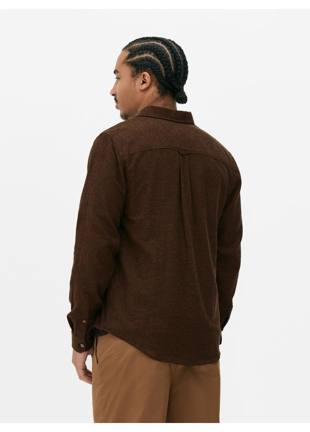 Коричневая рубашка Primark