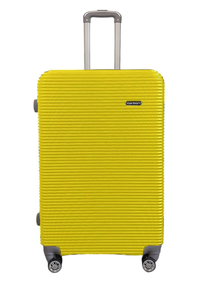 Валіза дорожня велика L 0508 пластикова Carbon (297644279)