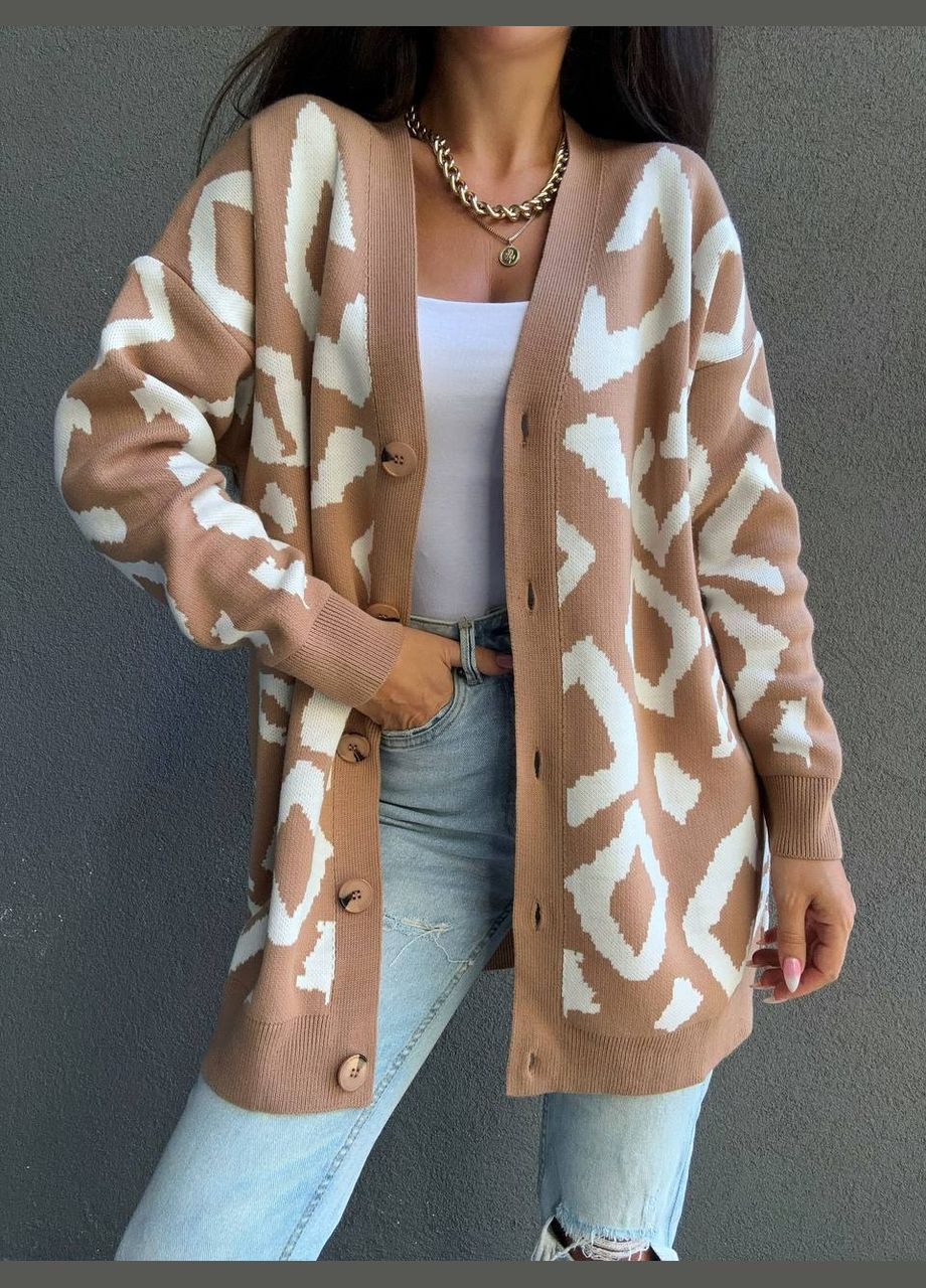 Бежевый демисезонный кардиган Vakko