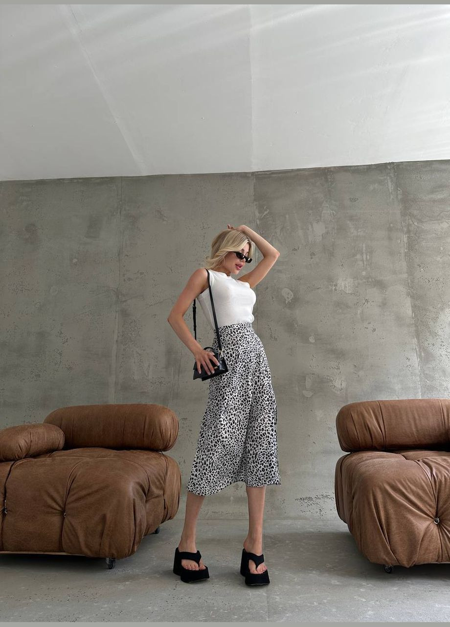 Костюм юбка в горошек и топ Adelante (335013593)