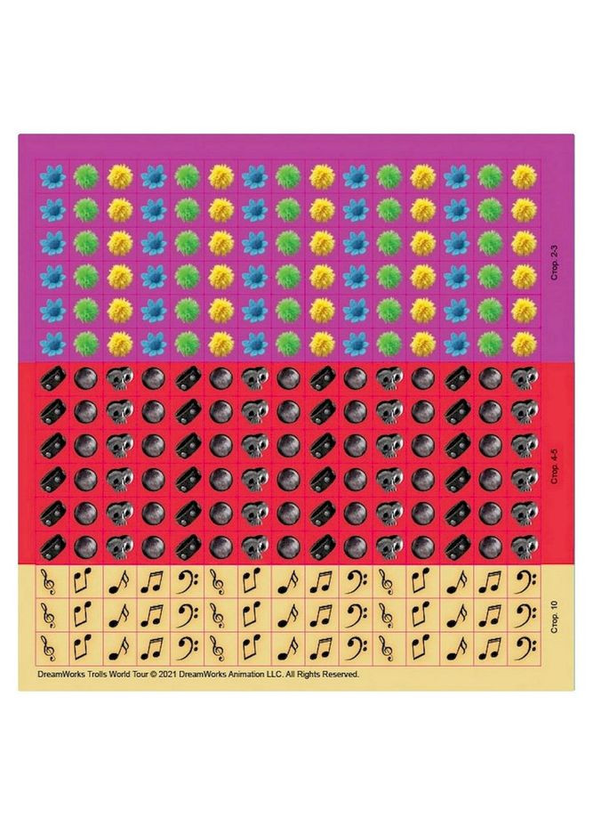 Лабіринти з наклейками "Музика об'єднує" Тролі 1249011, 450 наклейок Ranok Creative (364129439)