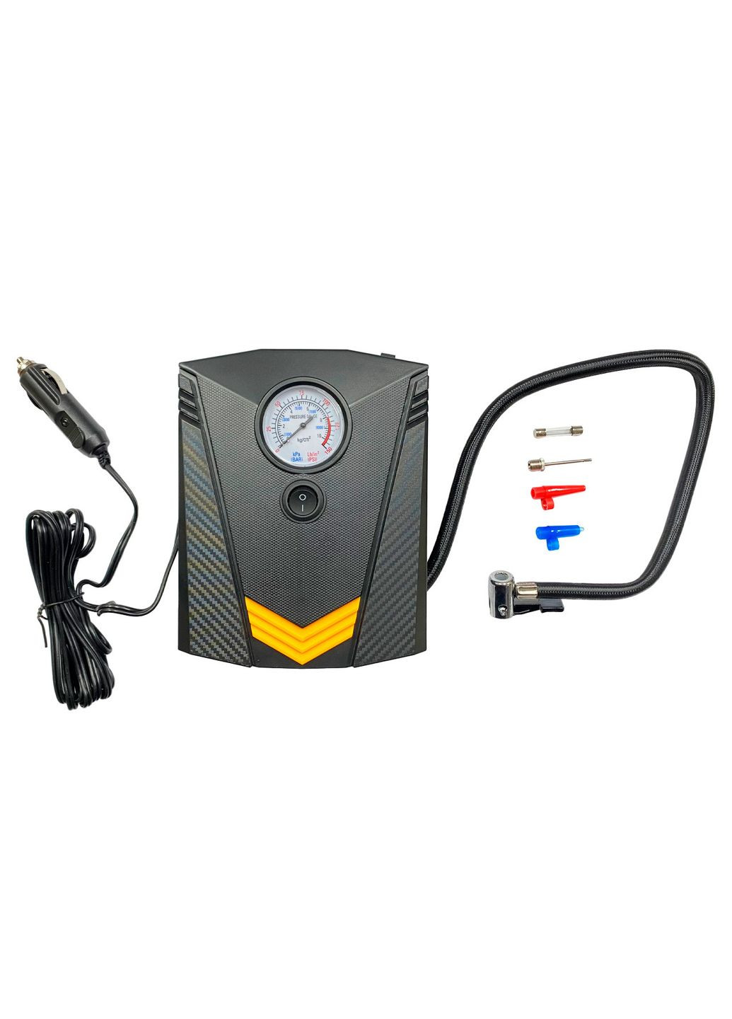 Компрессор автомобильный однопоршневой 10 атм 40 л/мин компактный для накачки шин и пневмоинструментов No Brand (362496888)