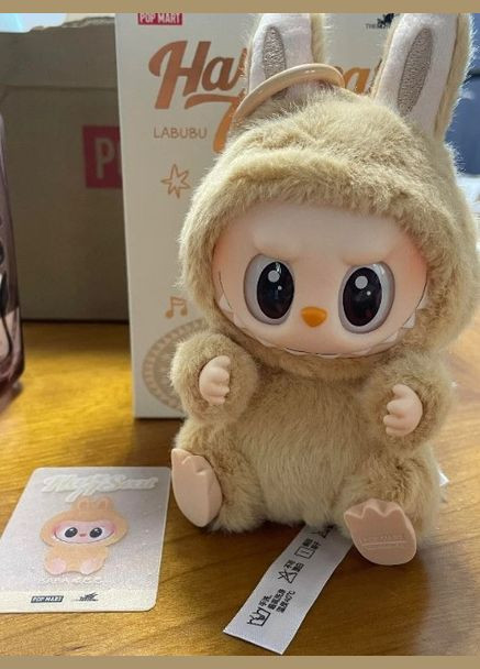 Плюшева іграшка-сюрприз брелок Labubu The Monsters have a seat 15 см (2104618546) No Brand (332614169)