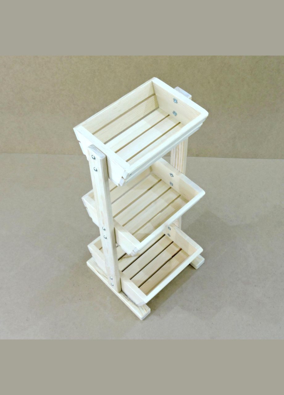 Лоток для овощей и фруктов из дерева Окра бланже (ЯХО-002401) No Brand (327846219)