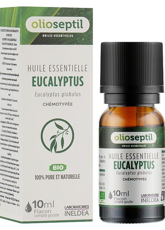 Эфирное масло "Эвкалипт шаровидный" Eucalyptus Globulus Essential Oil 10ml (986212-44819) Olioseptil (368615038)