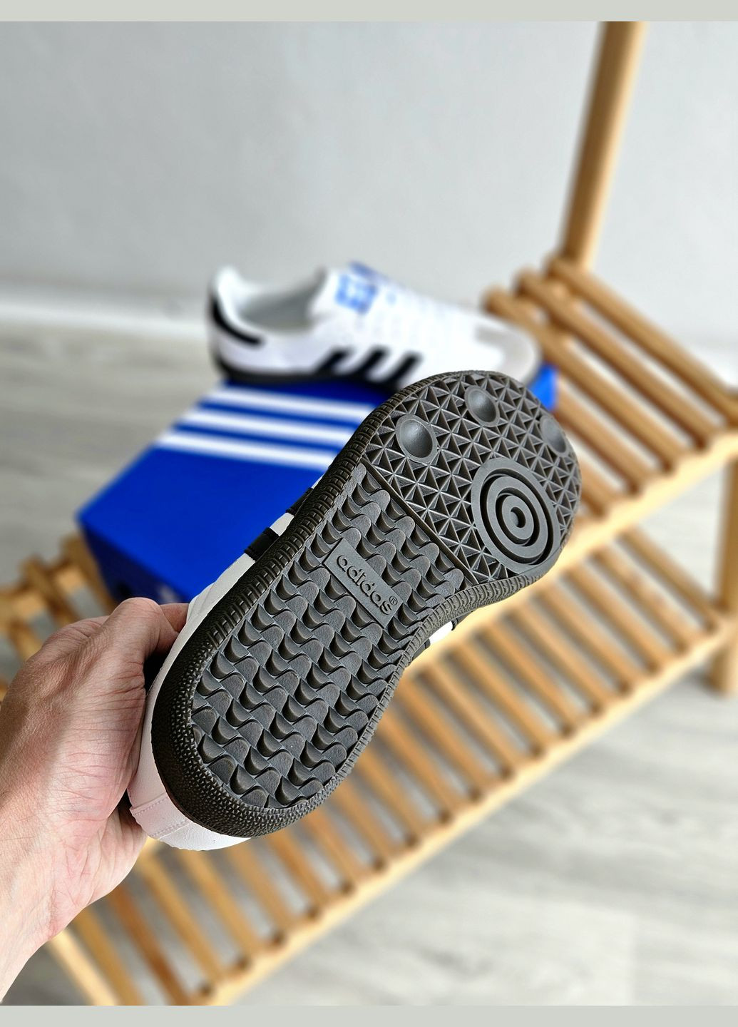 Білі Осінні кросівки чоловічі і жіночі adidas samba white | адідас самба білі No Brand