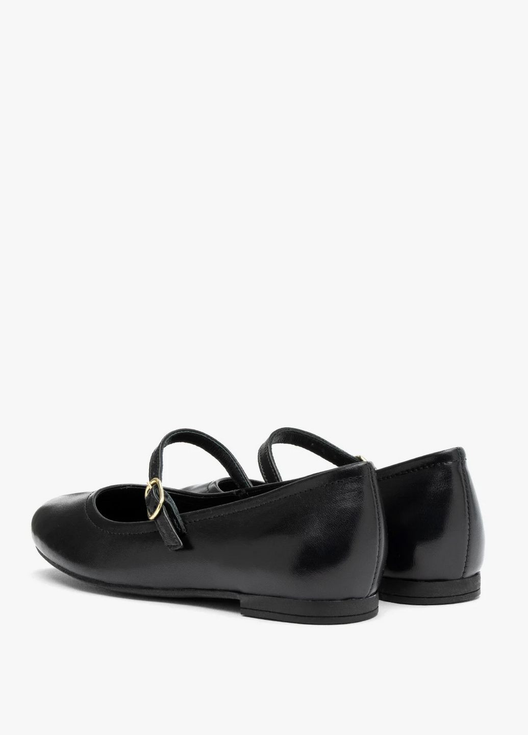 Жіночі балетки Rylko | чорні натуральна шкіра (317356256)