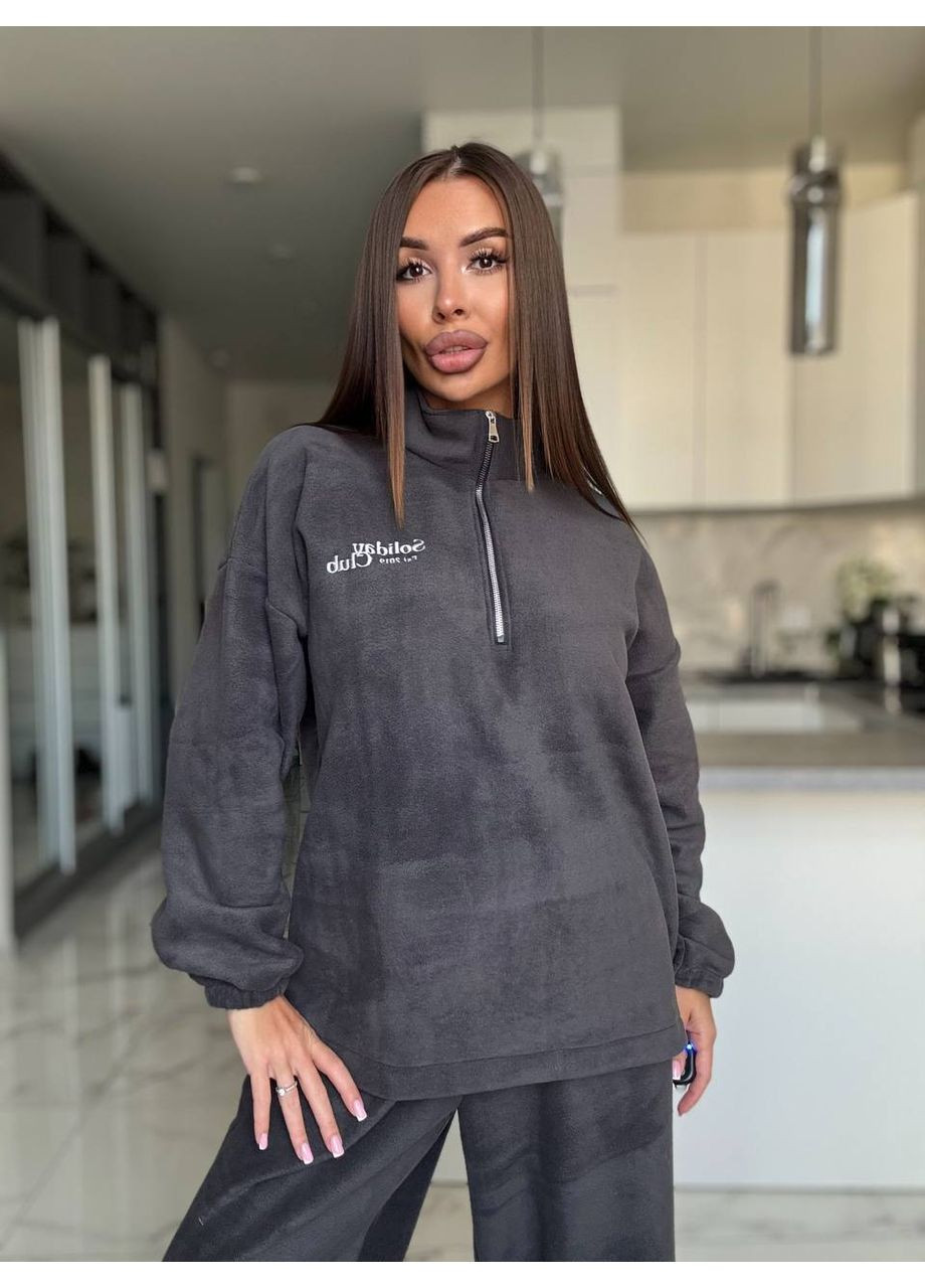 Костюм с вышивкой из двустороннего полара флиса (замеры в описании) DK/DL Мода без кордонів (368760487)