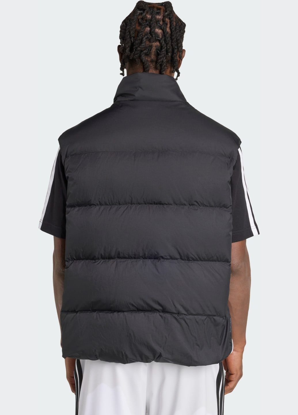 Пуховий жилет Essentials Climawarm 3-Stripes adidas (336884991)