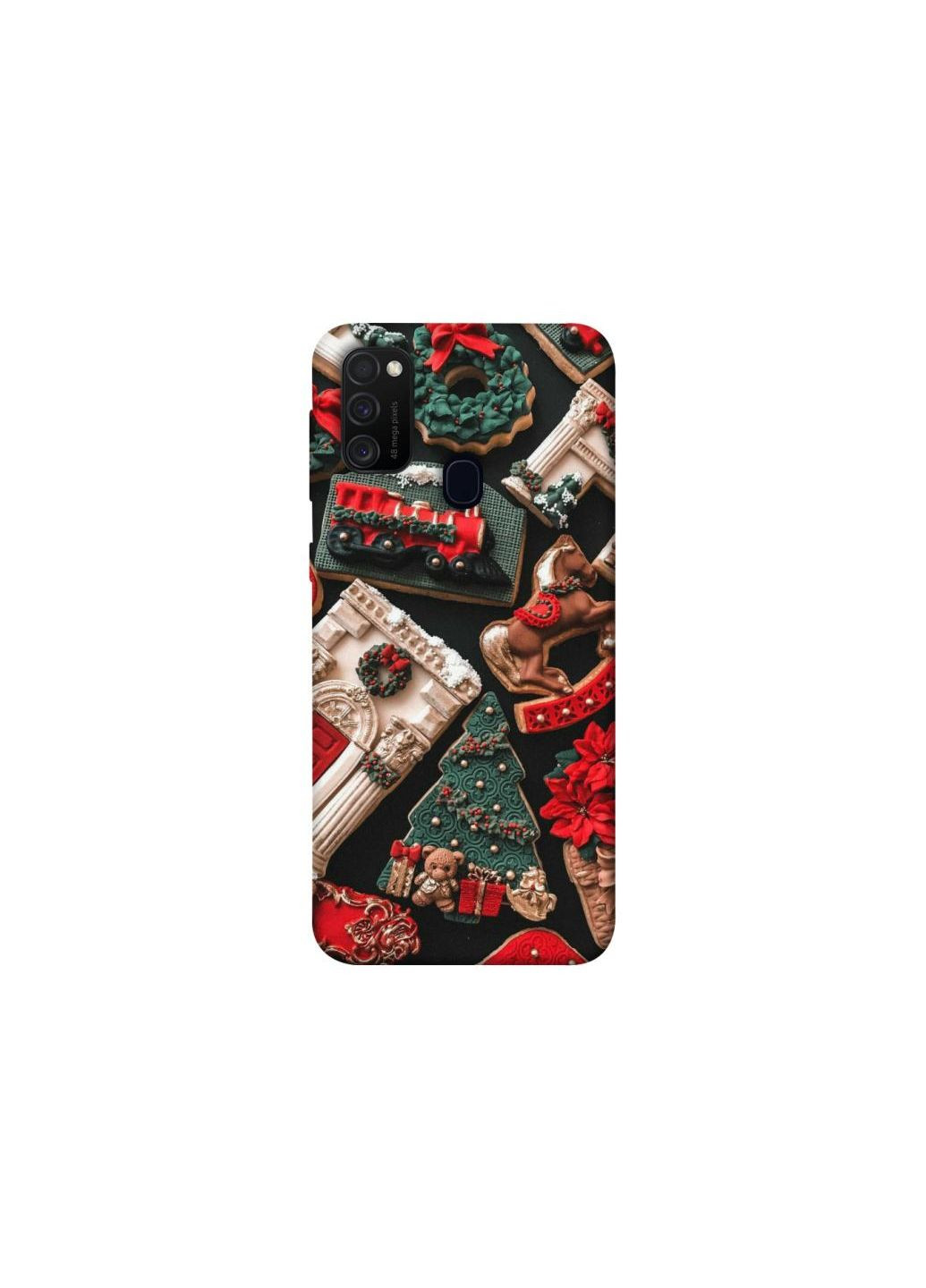 Чехол на Samsung Galaxy M21 Новогодний v20 Frontalka (355333228)