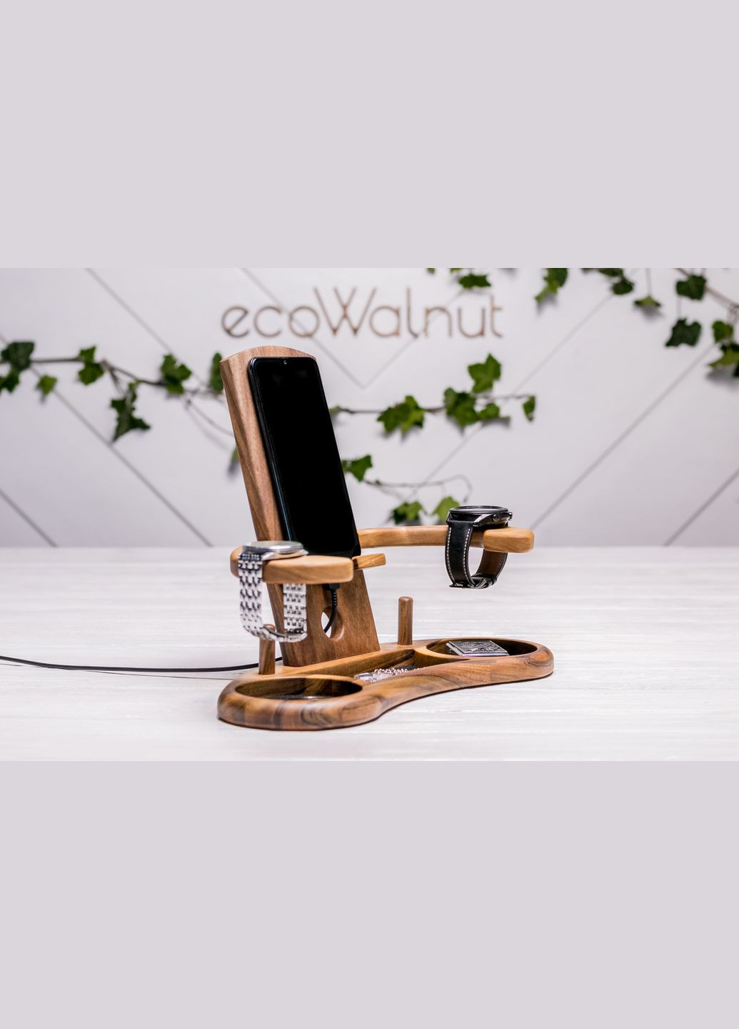 Аксессуар «Трон» Современный держатель для телефона на подарок EcoWalnut (293510818)