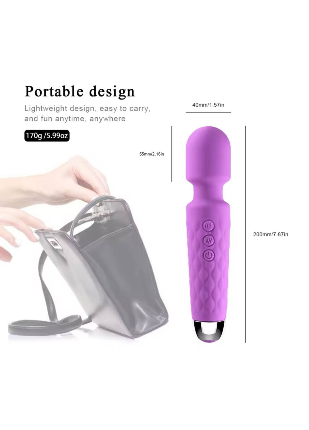 Вибратор - микрофон "" 20 режимов вибрации и 8 скоростей (Ч Laska (330765448)