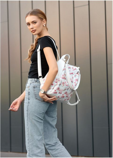 Рюкзак Trinity 0ZO белый принт "Flowers" Sambag (302519134)