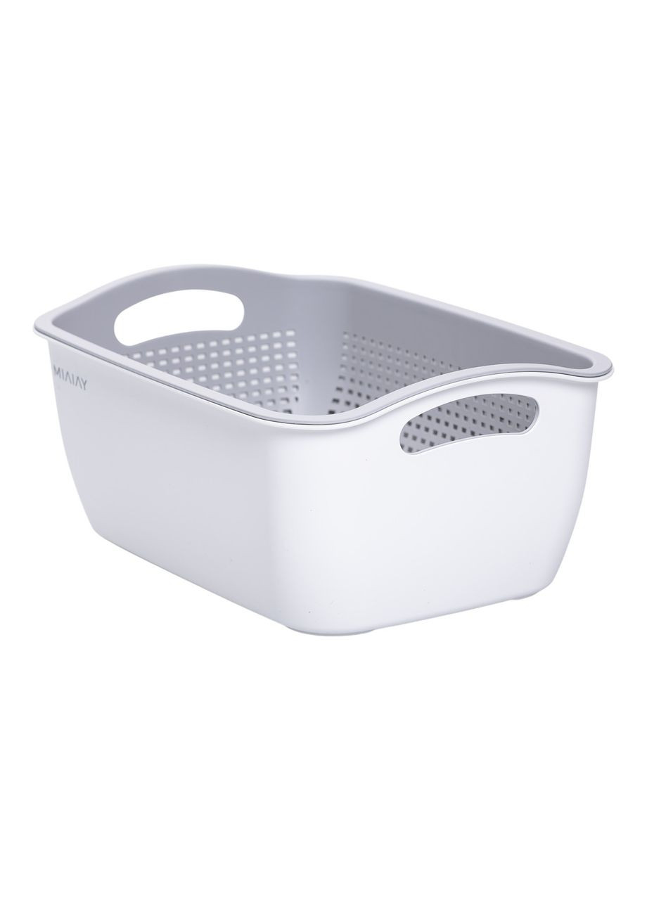 Корзина-друшлак 2 в 1 для мытья овощей, фруктов и зелени 29.5×21×11 (см) HP-45-6W Yiwu (370800347)